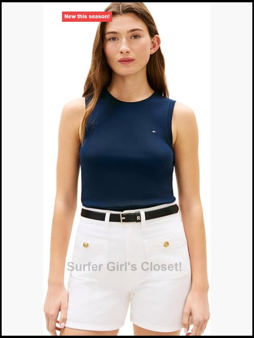100% Cotton Sleeveless Tank Top Crew Neck Pullover Casual Knit Top
